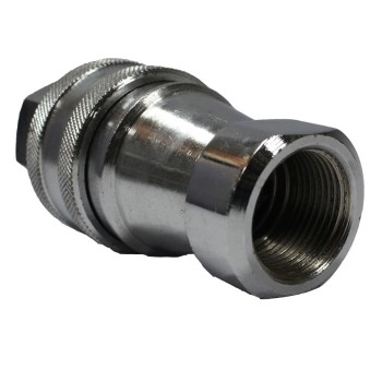 SS Hydraulic QRC Quick Release Coupling Double Check Valve Heavy Duty (6000 PSi)